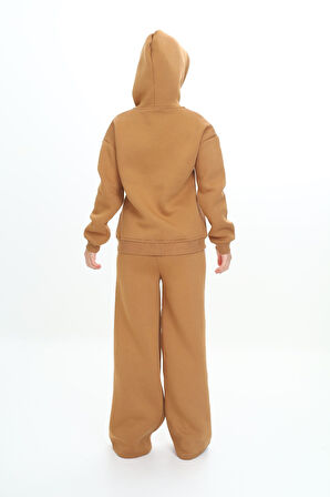 Toontoy Kız Çocuk Kapüşonlu Eşofman Takım