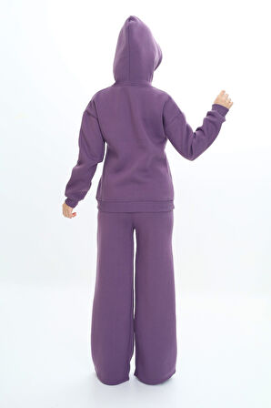 Toontoy Kız Çocuk Kapüşonlu Eşofman Takım