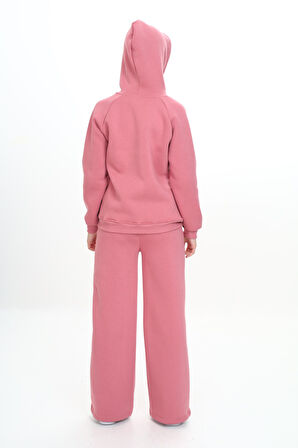 Toontoy Kız Çocuk Kapüşonlu Eşofman Takım