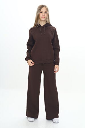 Toontoy Kız Çocuk Kapüşonlu Eşofman Takım