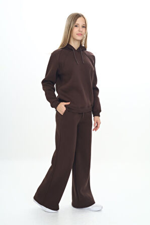 Toontoy Kız Çocuk Kapüşonlu Eşofman Takım