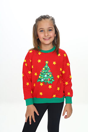 Toontoy Kız Çocuk Baskılı Sweatshirt