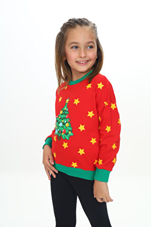 Toontoy Kız Çocuk Baskılı Sweatshirt