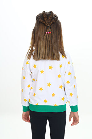 Toontoy Kız Çocuk Baskılı Sweatshirt