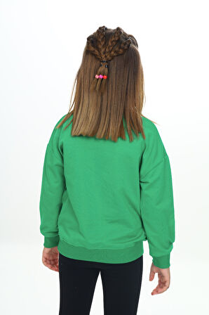 Toontoy Kız Çocuk Baskılı Sweatshirt
