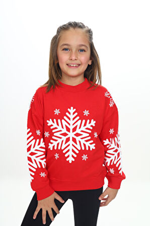 Toontoy Kız Çocuk Baskılı Sweatshirt