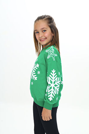 Toontoy Kız Çocuk Baskılı Sweatshirt