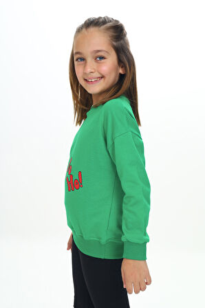 Toontoy Kız Çocuk Baskılı Sweatshirt