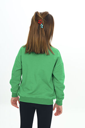 Toontoy Kız Çocuk Baskılı Sweatshirt