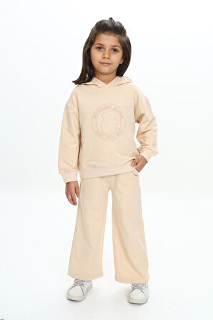 Toontoy Kız Çocuk Baskılı Eşofman Takım