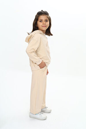 Toontoy Kız Çocuk Baskılı Eşofman Takım