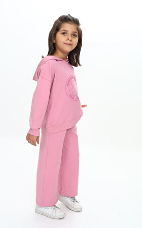 Toontoy Kız Çocuk Baskılı Eşofman Takım