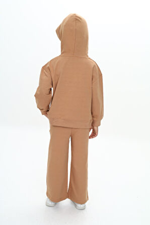 Toontoy Kız Çocuk Baskılı Eşofman Takım