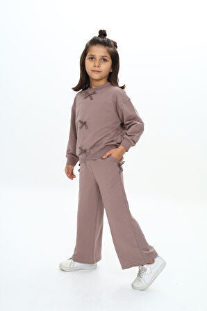 Toontoy Kız Çocuk Fiyonk Detaylı Takım