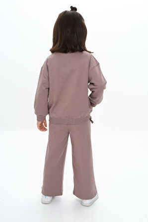 Toontoy Kız Çocuk Fiyonk Detaylı Takım