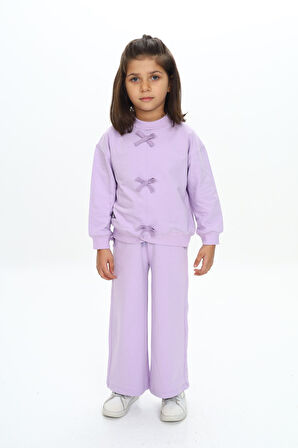 Toontoy Kız Çocuk Fiyonk Detaylı Takım