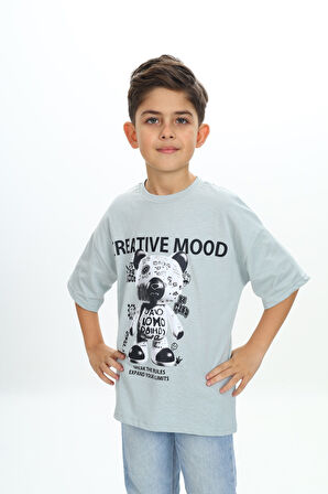 Toontoy Erkek Çocuk Creatıve Mood Baskılı Tişört