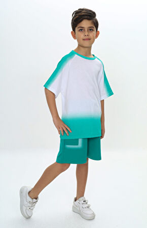 Toontoy Erkek Çocuk Garni Detaylı Şortlu Takım