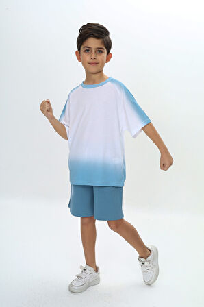 Toontoy Erkek Çocuk Garni Detaylı Şortlu Takım