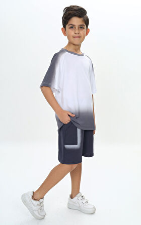 Toontoy Erkek Çocuk Garni Detaylı Şortlu Takım