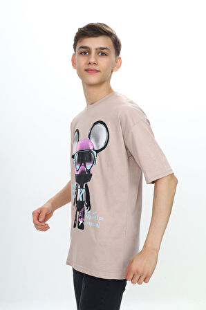 Toontoy Erkek Çocuk Robot Baskılı Tişört