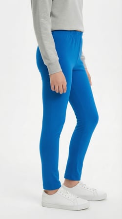 Toontoy Kız Çocuk Beli Lastikli  Dar Parça Tayt 21141