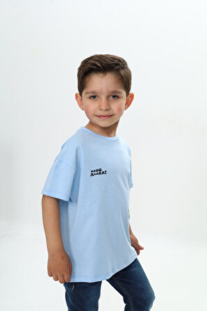 Toontoy Erkek Çocuk Dinazor Yazı Baskılı Tişört
