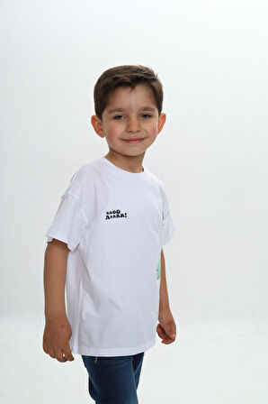 Toontoy Erkek Çocuk Dinazor Yazı Baskılı Tişört