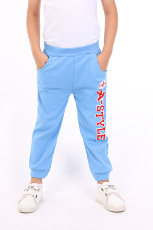 Toontoy Erkek Çocuk İki Yanı Cep Detaylı Nakışlı Eşofman Alt