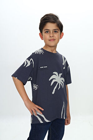 Toontoy Erkek Çocuk Komple Baskılı Tişört