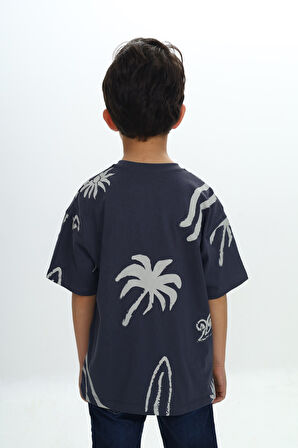 Toontoy Erkek Çocuk Komple Baskılı Tişört