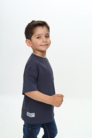 Toontoy Erkek Çocuk Rules Şapkalı Ayı Baskılı Tişört