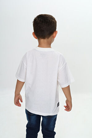 Toontoy Erkek Çocuk Rules Şapkalı Ayı Baskılı Tişört