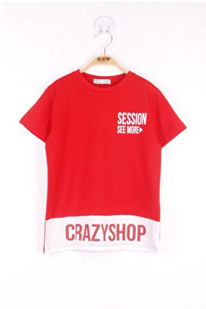 Toontoy Erkek Çocuk Göğsü Yazı Baskılı