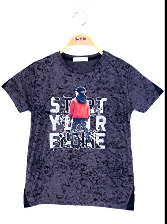 Toontoy Erkek Çocuk Baskılı Tişört