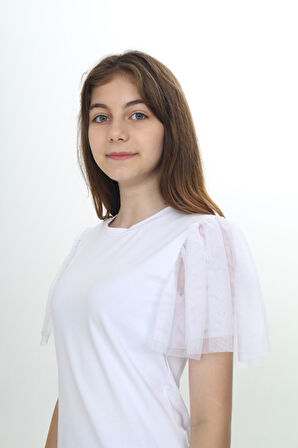 Toontoy Kız Çocuk Tüllü Tişört