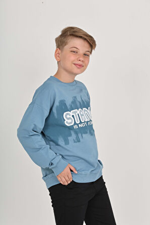 Toontoy Erkek Çocuk Stance Baskılı Sweatshirt