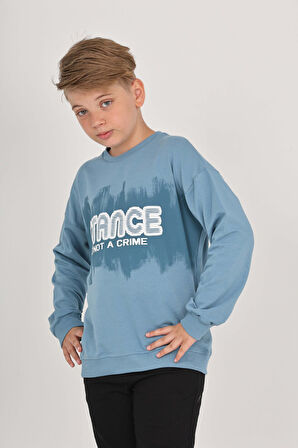 Toontoy Erkek Çocuk Stance Baskılı Sweatshirt