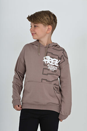 Toontoy Erkek Çocuk Stay Baskılı Sweatshirt