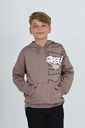 Toontoy Erkek Çocuk Stay Baskılı Sweatshirt