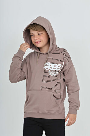 Toontoy Erkek Çocuk Stay Baskılı Sweatshirt