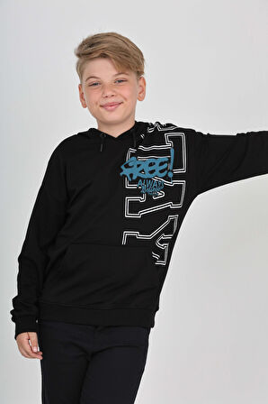Toontoy Erkek Çocuk Stay Baskılı Sweatshirt