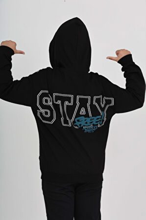 Toontoy Erkek Çocuk Stay Baskılı Sweatshirt