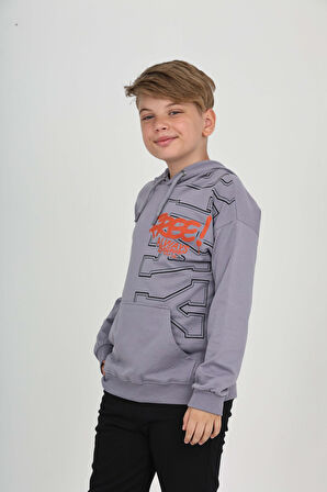 Toontoy Erkek Çocuk Stay Baskılı Sweatshirt