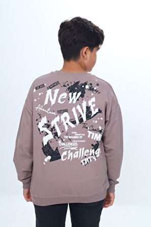Toontoy Erkek Çocuk New Strıve Baskılı Sweatshirt