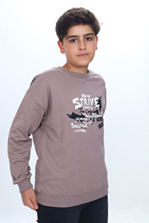 Toontoy Erkek Çocuk New Strıve Baskılı Sweatshirt
