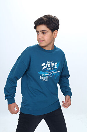 Toontoy Erkek Çocuk New Strıve Baskılı Sweatshirt