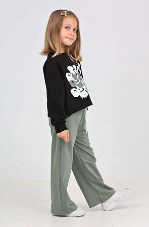 Toontoy Kız Çocuk Nice Baskılı Eşofman Takım