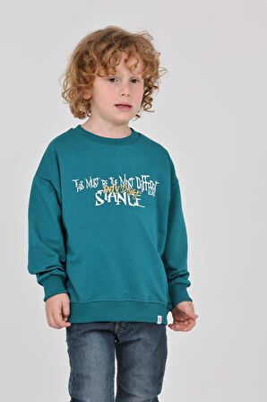 Toontoy Erkek Çocuk Tnty Design Baskılı Sweatshirt