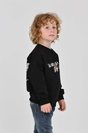 Toontoy Erkek Çocuk Tnty Design Baskılı Sweatshirt